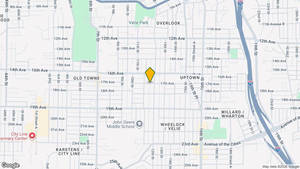 1118 17th Ave Map and Location Details