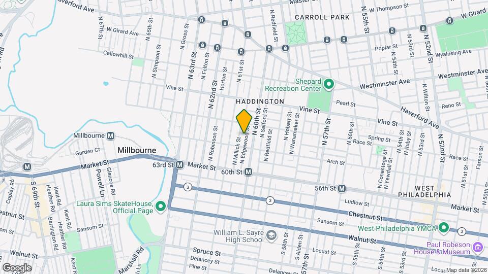 126 N Edgewood St Map and Location Details