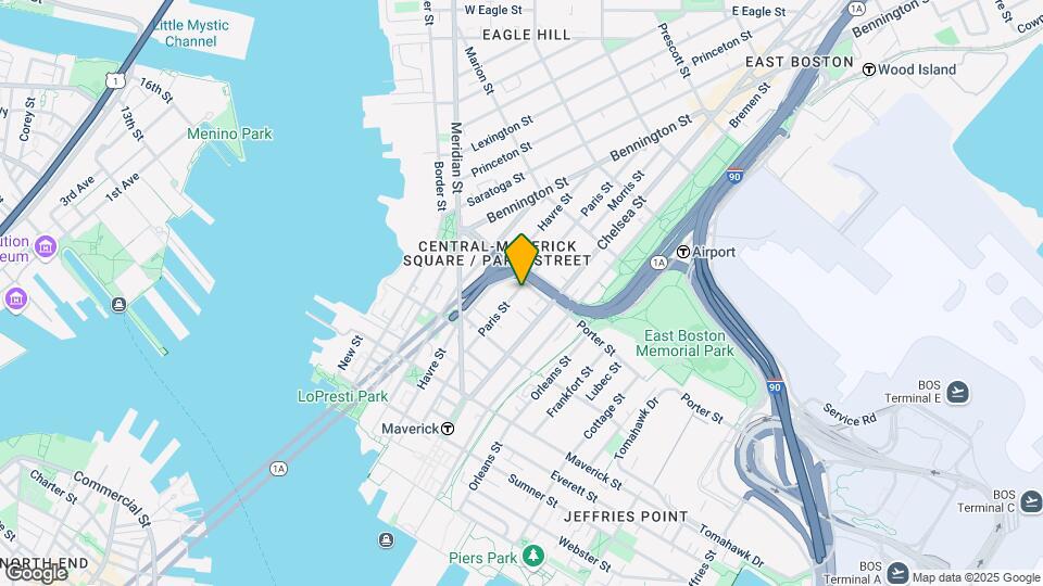 141 Paris St, Unit 133-2 Map and Location Details