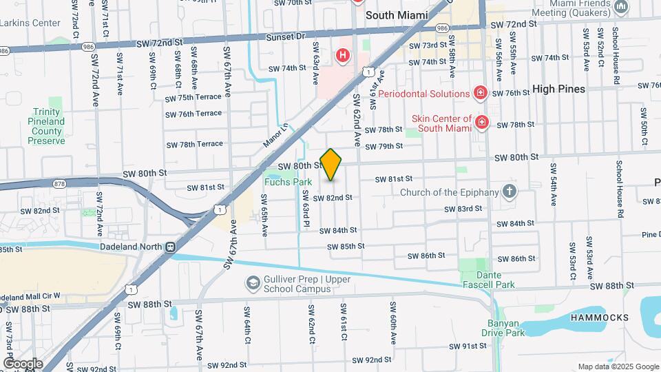 8100 SW 62nd Pl Map and Location Details