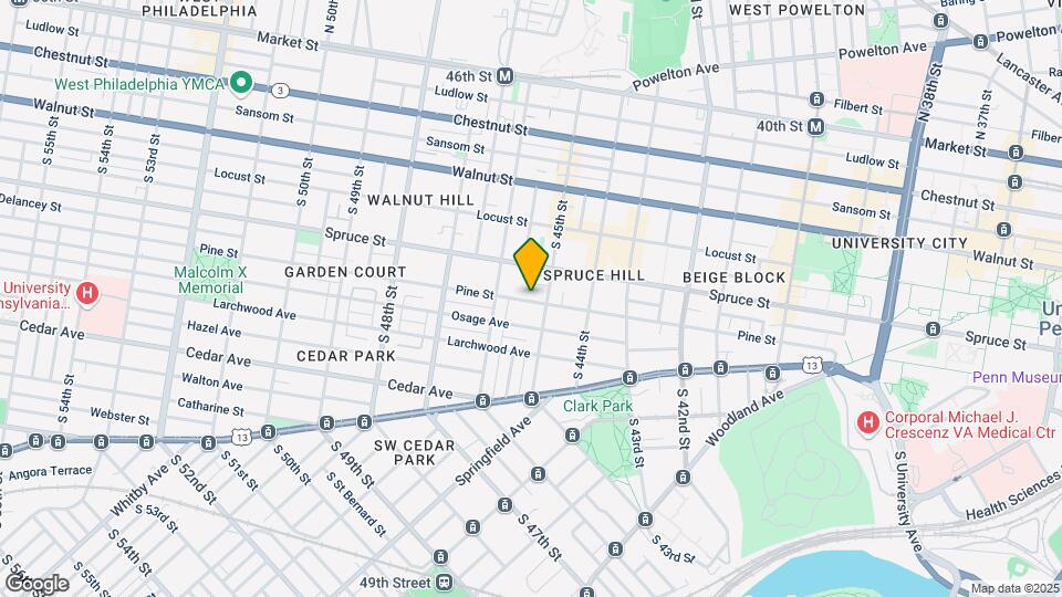 4511-17 Pine Street Mapa y Detalles de la Ubicación