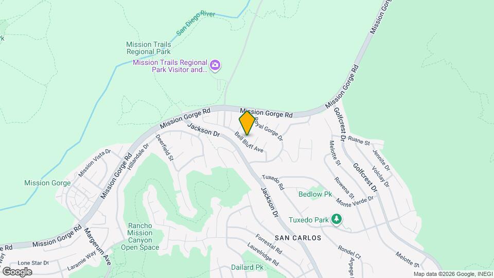 6644 Bell Bluff Ave Map and Location Details