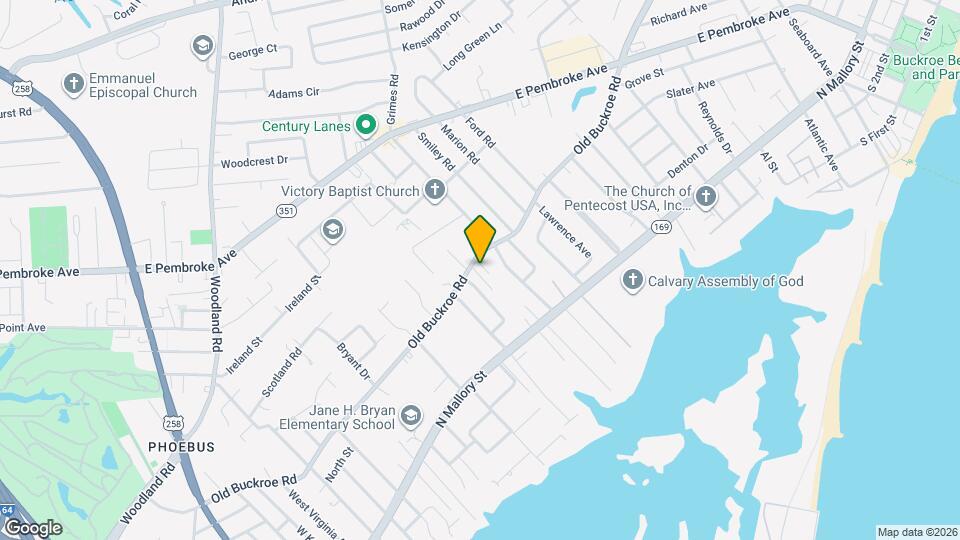 1270 Old Buckroe Rd Map and Location Details