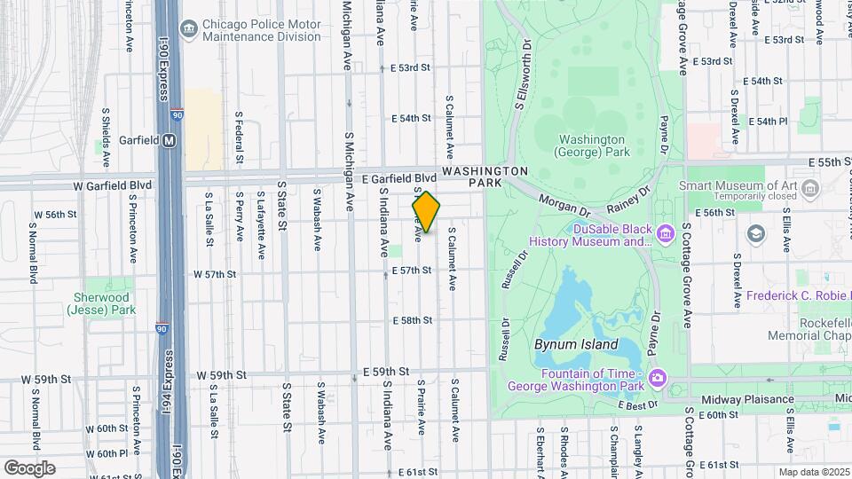 5623 S Prairie Ave Mapa y Detalles de la Ubicación