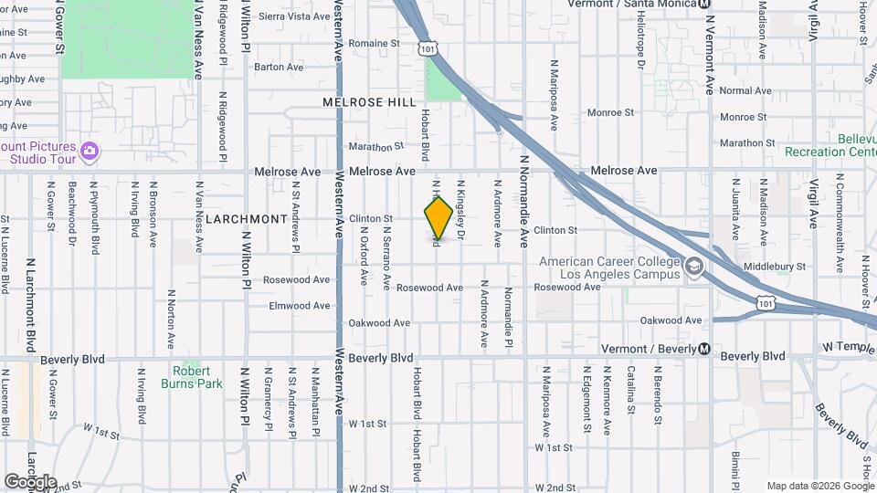 518 N Harvard Blvd, Unit 306 Map and Location Details