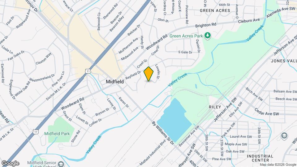 1441 Creel St Map and Location Details