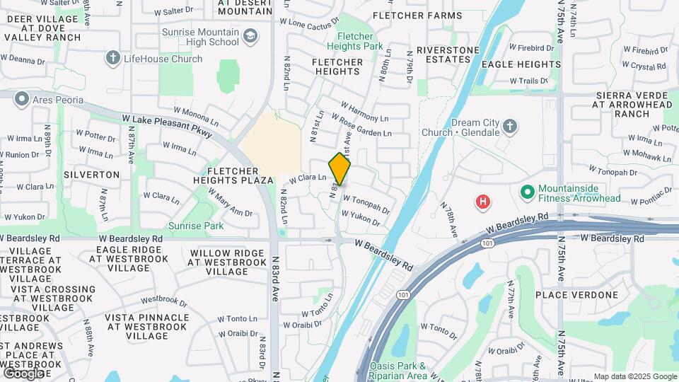 20415 N 81st Dr Map and Location Details