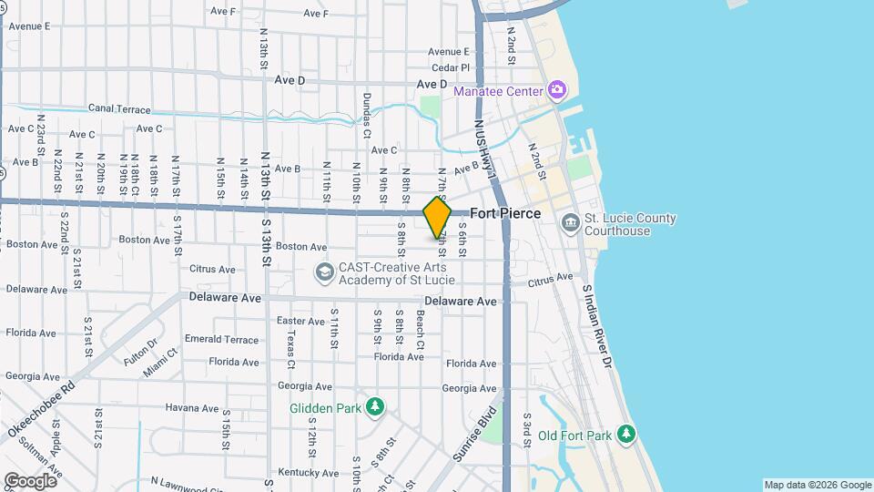 700 Boston Ave Map and Location Details