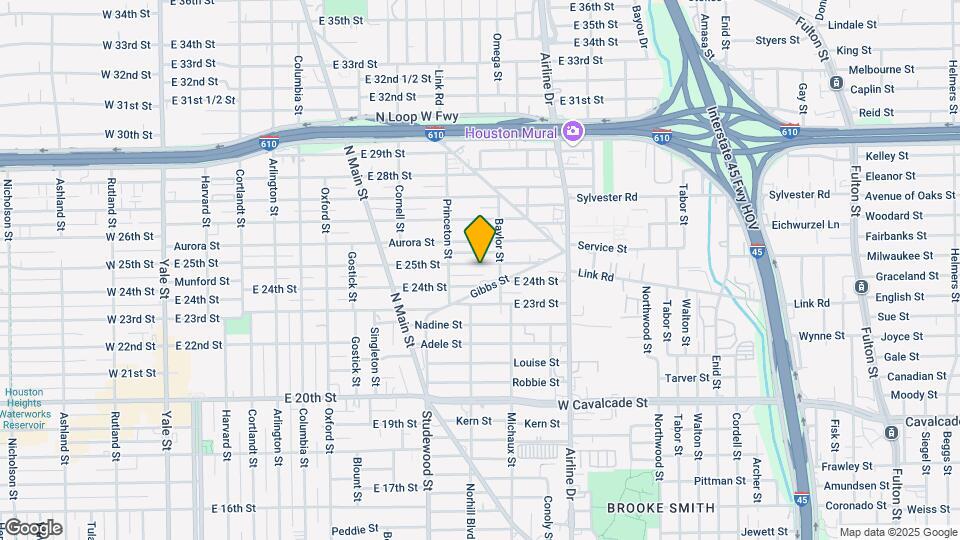 1008 E 25th St Map and Location Details