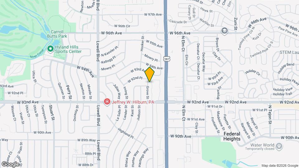 9300 Grove St Map and Location Details