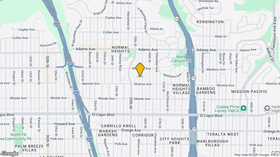 4524 Wilson Ave Map and Location Details