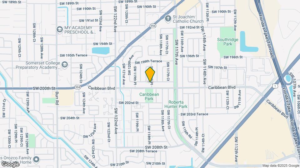 19920 SW 118th Pl Map and Location Details