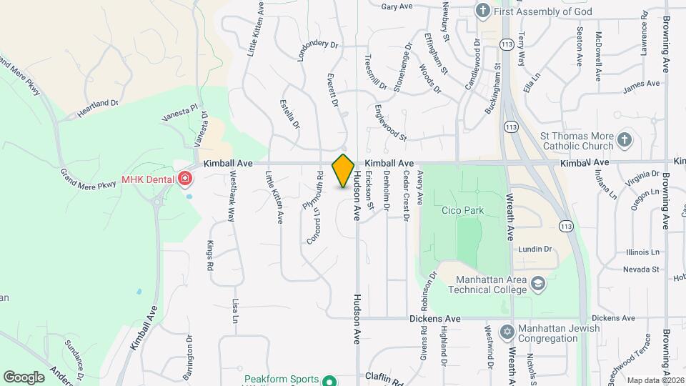 1947 Crescent Dr Map and Location Details