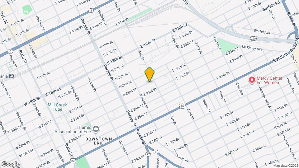 545 E. 22nd St. Map and Location Details