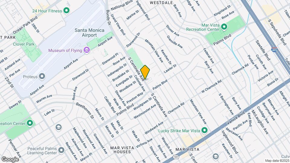 3432-3434 S Centinela Ave Map and Location Details