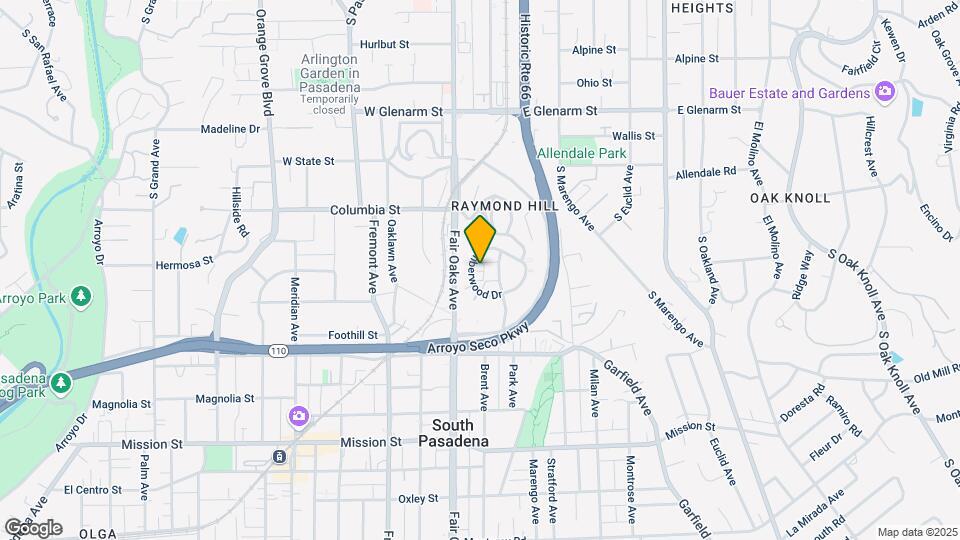 1654 Amberwood Dr Mapa y Detalles de la Ubicación