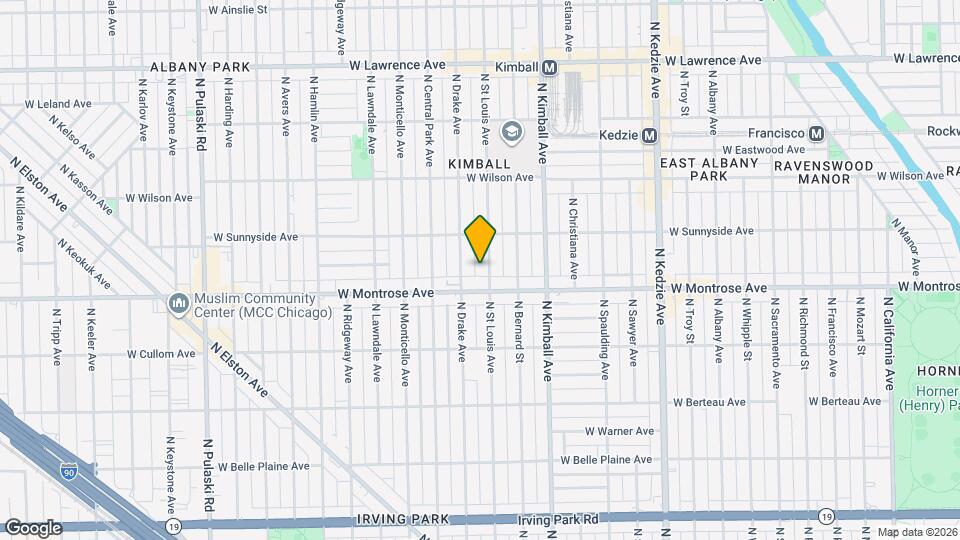 4416 N St Louis Ave Mapa y Detalles de la Ubicación