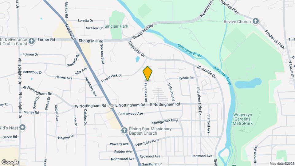4360 Fair Oaks Rd Map and Location Details