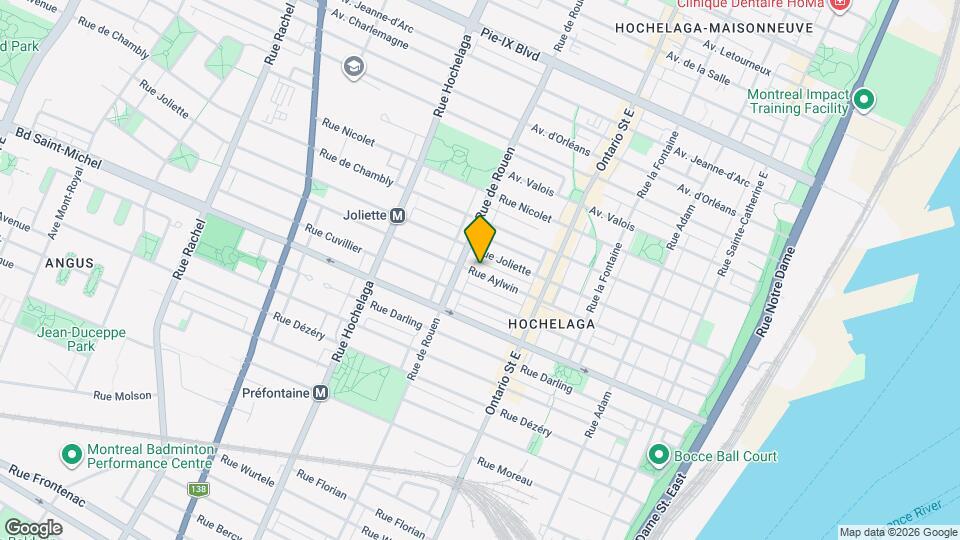 2189 Aylwin Rue Map and Location Details