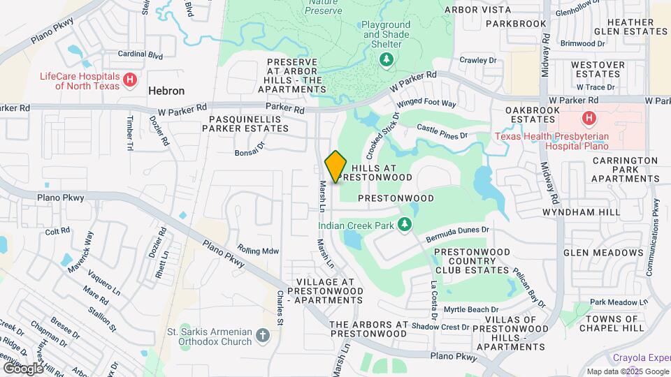 2900 Prestonwood Dr Map and Location Details