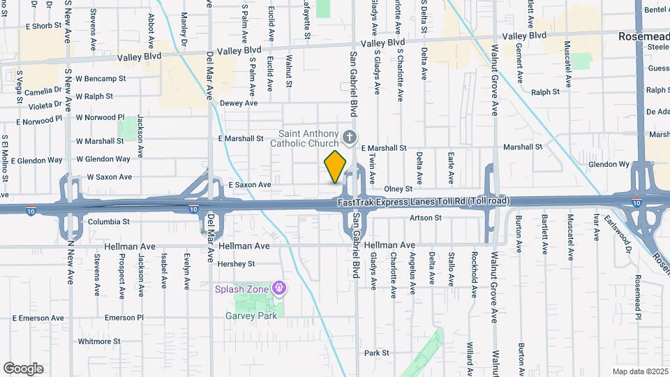 620 E Saxon Ave Map and Location Details
