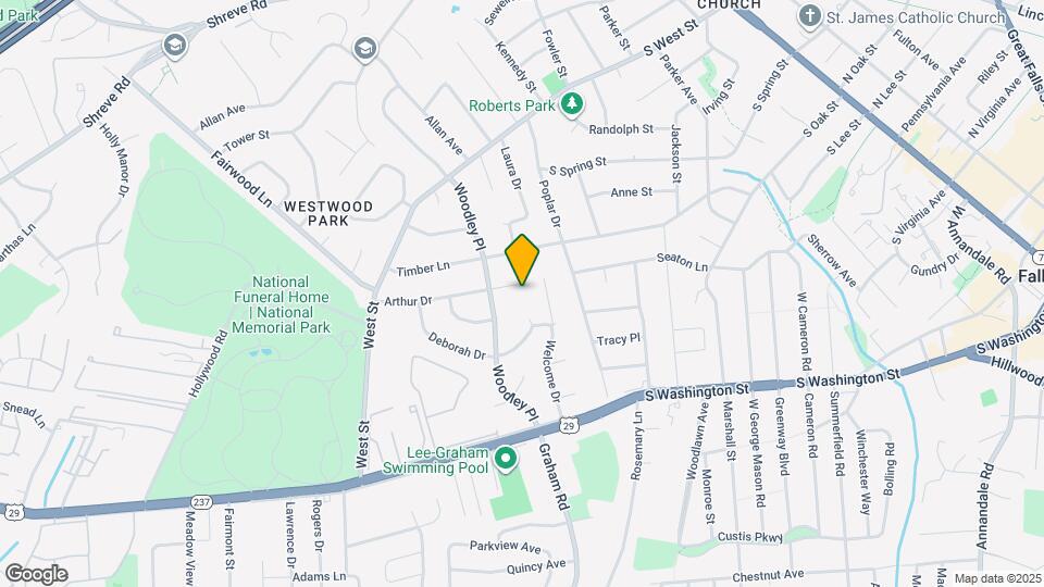 7203 Arthur Dr Map and Location Details