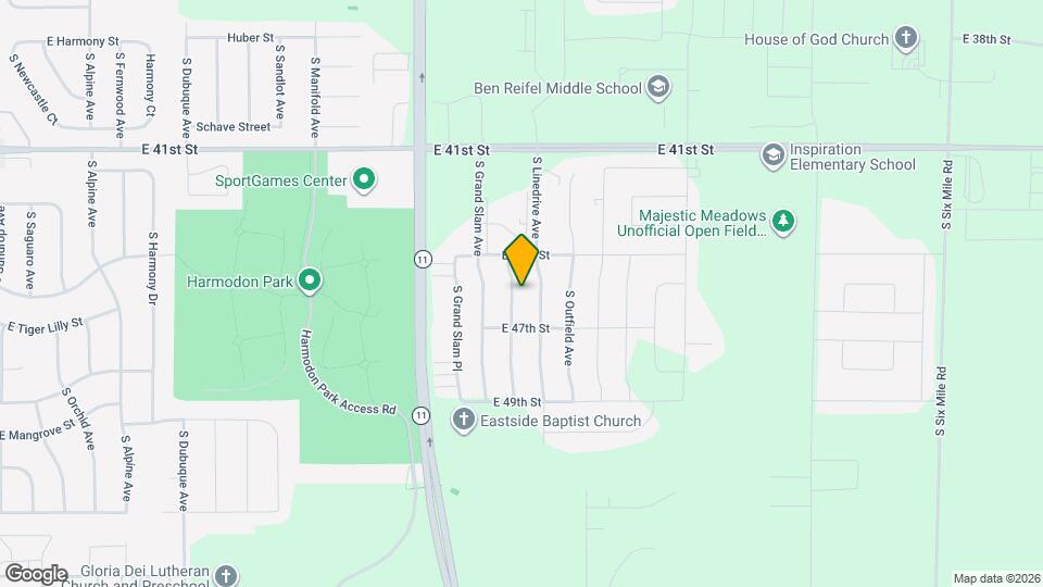 3900 Homerun Ave Mapa y Detalles de la Ubicación