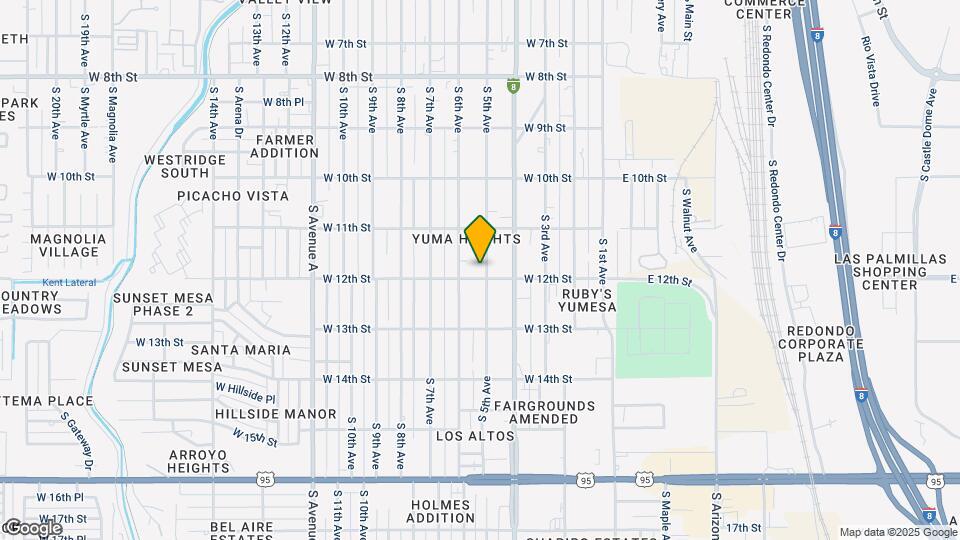 1160 S 5th Ave Map and Location Details