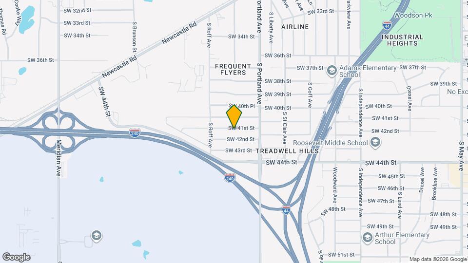 3800 SW 41st St Map and Location Details