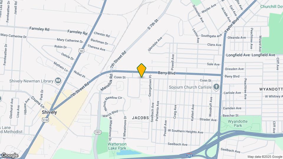 1711 Valley Forge Way Map and Location Details