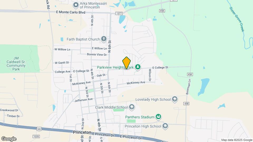 809 E College St Map and Location Details