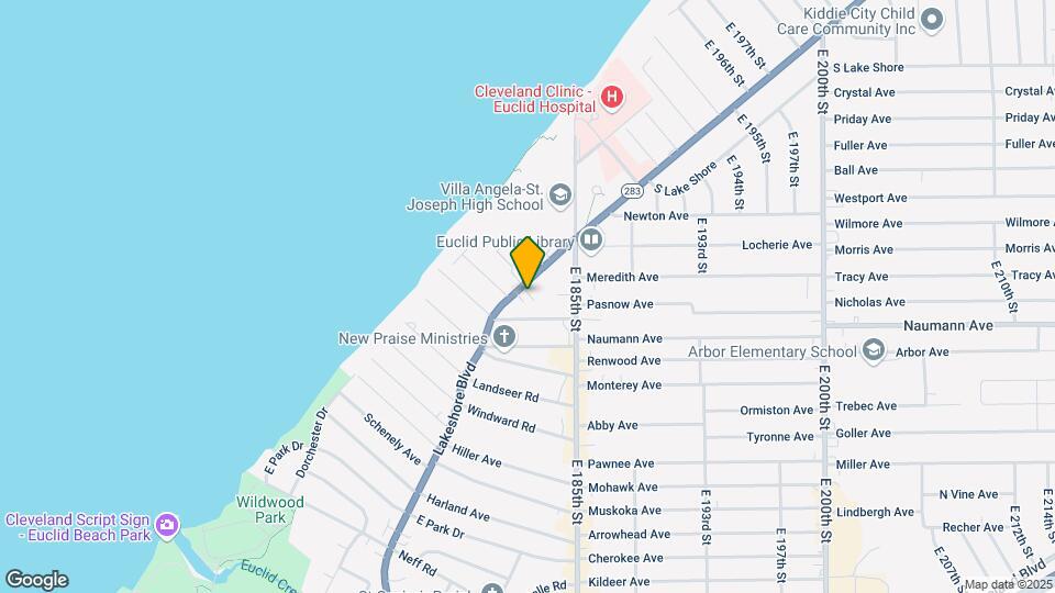 18424 Lake Shore Blvd Map and Location Details