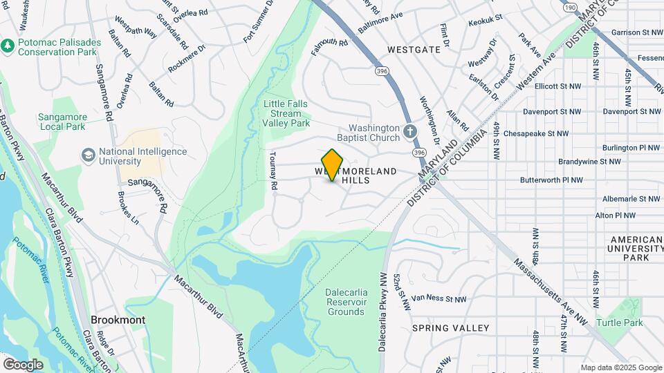 5306 Albemarle St Map and Location Details