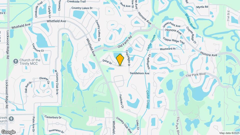 5906 Doral Dr Map and Location Details