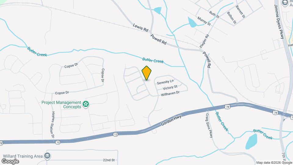 2715 Huntcliff Dr Map and Location Details