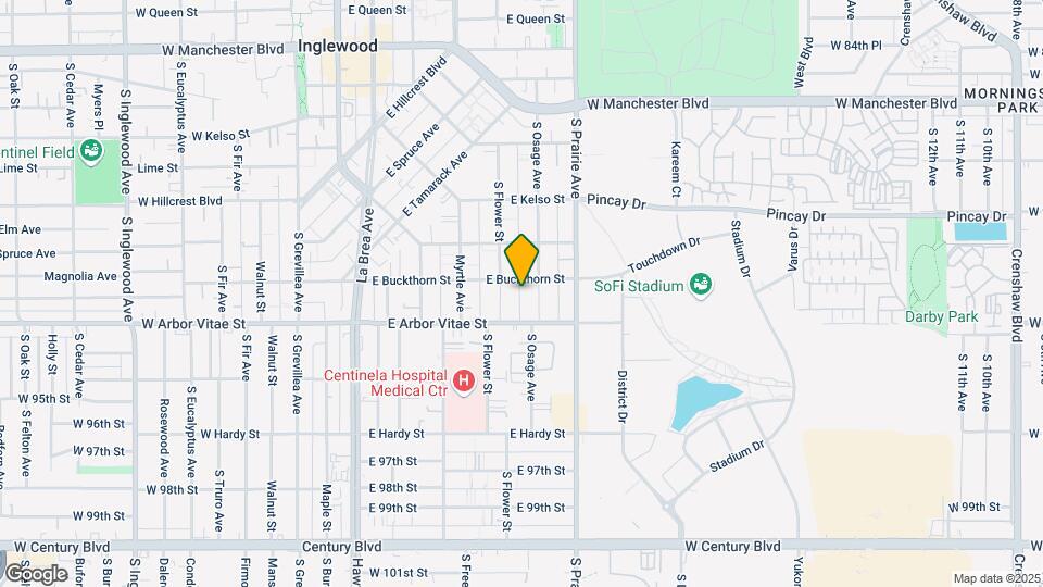 809 S Osage Ave Map and Location Details