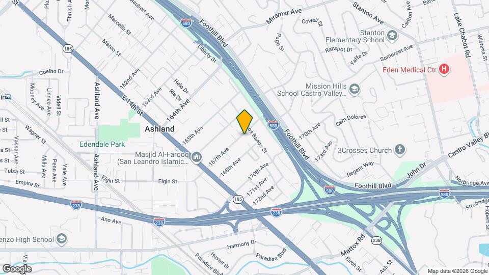 1566 167th Ave Map and Location Details