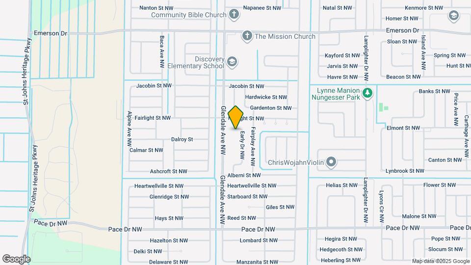 1090 Early Dr NW Map and Location Details