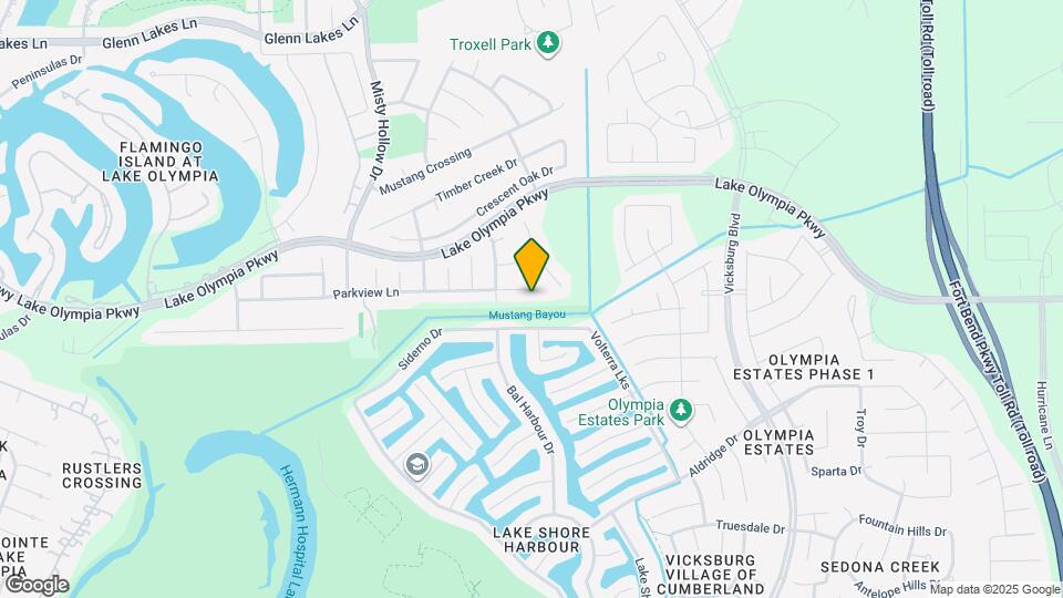 1607 Parkview Ln Map and Location Details