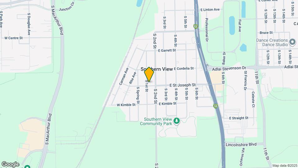 3250 S 1st St Map and Location Details