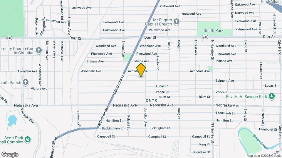 1416 Belmont Ave Mapa y Detalles de la Ubicación
