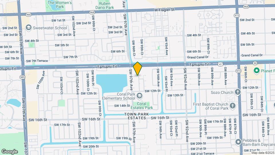 9600 SW 9th Terrace Map and Location Details