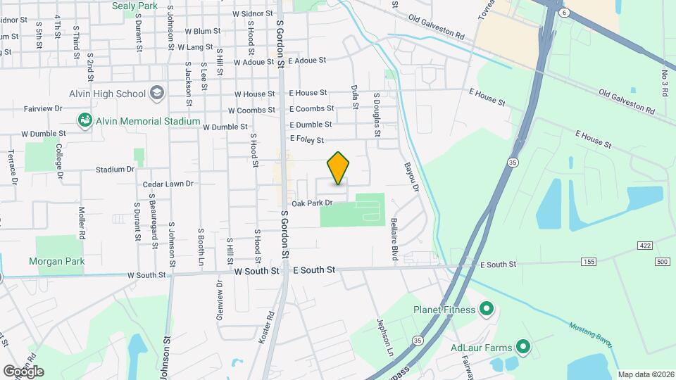 313 Sycamore St Map and Location Details