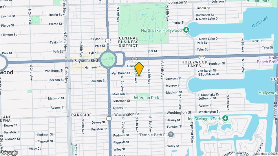 1547 Jackson St Map and Location Details