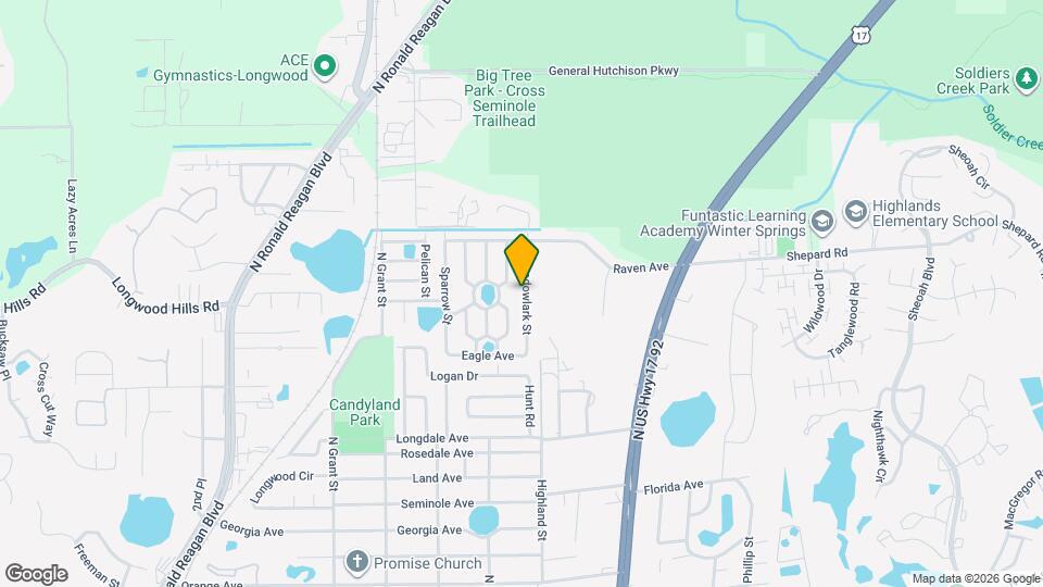 1501 Meadowlark St Map and Location Details