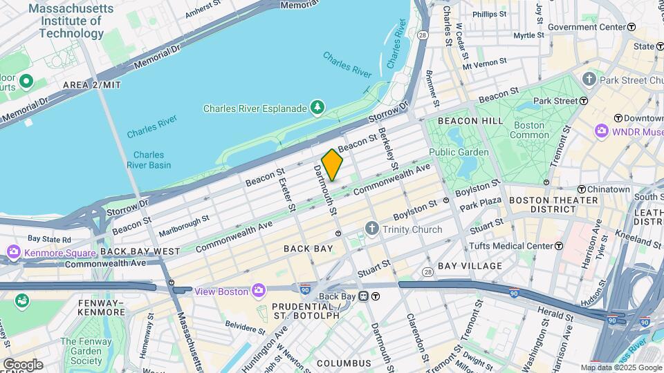 135 Commonwealth Ave, Unit 3 Map and Location Details
