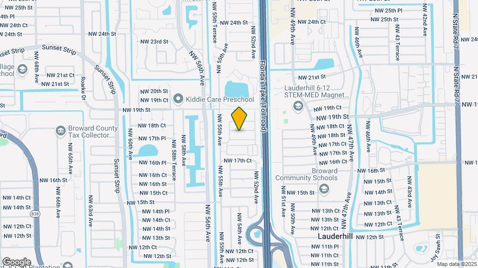 5317 NW 18th St Map and Location Details