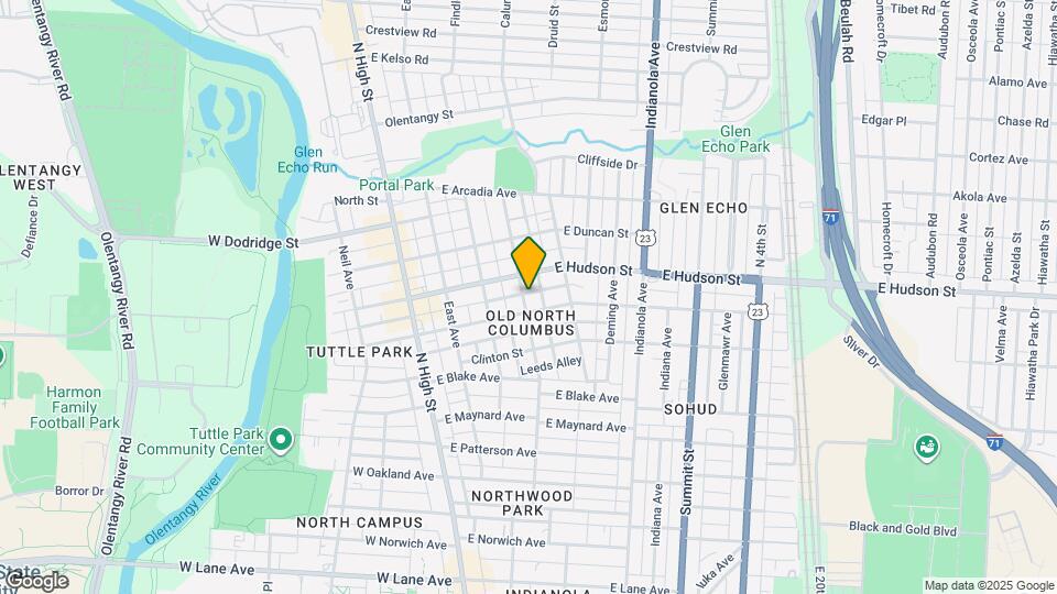 2536 Adams Ave Map and Location Details