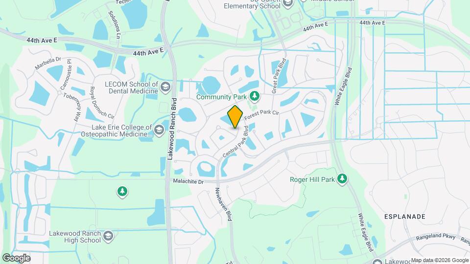 11609 Piedmont Park Crossing Map and Location Details