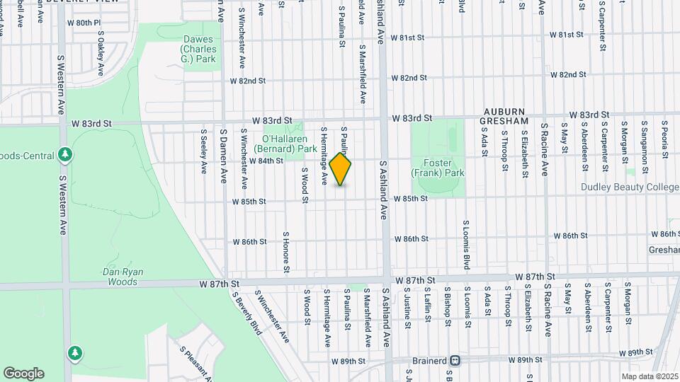 8446 S Paulina St Mapa y Detalles de la Ubicación